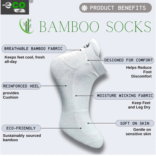 Generic 4_Pair Set Unisex Casual Bamboo Cotton Printed Ankle Length Socks (Multicolor)
