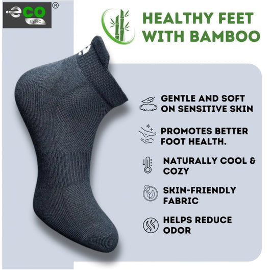 Generic 4_Pair Set Unisex Casual Bamboo Cotton Printed Ankle Length Socks (Multicolor)