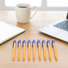 Retractable Ball Pen – Smooth Writing Click Pen with Blue Ink - (60 Pc / Set)