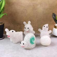 MULTI SHAPE SMALL LIGHT LAMPS LED SHAPE CRYSTAL NIGHT LIGHT LAMP (6 PC SET)