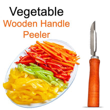 Wooden Handle and Stainless Steel Vegetable Peeler