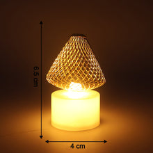 12 Candle Lights with Golden Net Cover