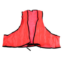 Economy PVC Safety Vest – Soft Vinyl, Tie Closure, High Visibility