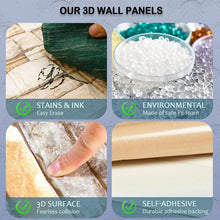 Wallpaper 3D Foam Wallpaper Sticker Panels (78 x 70 Cm / 1 Pc)