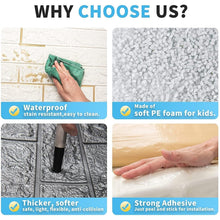 Wallpaper 3D Foam Wallpaper Sticker Panels (76 x 70 Cm / 1 Pc)