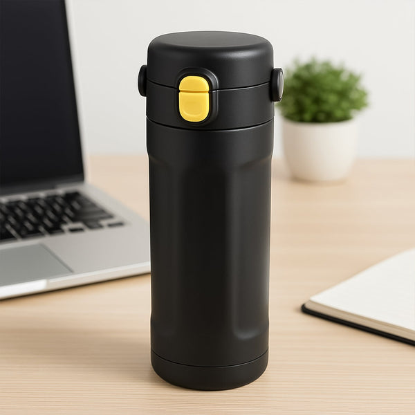 Insulated Water Bottle - Vacuum Sealed, Leak Proof, BPA Free - Perfect for Hot & Cold Beverages