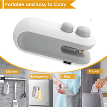 Mini Bag Sealer, 2 in 1 Seal & Cutter Heat Sealers