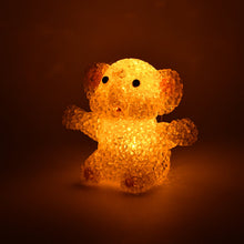 Cartoon Shape Crystal LED Night Light Lamp – Cute Glowing Animal Decorative Light (1 Pc)