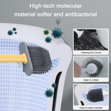 Silicone Toilet Brush with Holder (Without Box)