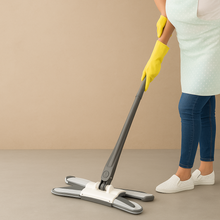 Adjustable 360° Flat Hand Mop: Floors, Walls, Ceilings (Easy Squeeze)