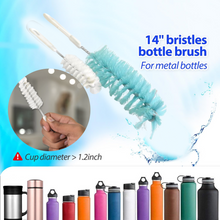 Long Handle Bottle Brush for Jars, Bottles & Containers Cleaning