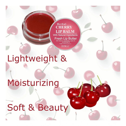 Generic Unisex Herbal Dark And Chapped Lips Beetroot &amp; Cherry Lip Balm Pack Of 2 (20gm)
