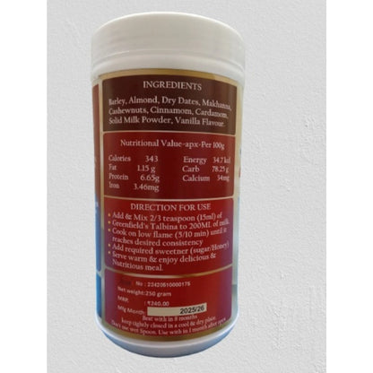 Generic Greenfield'S Talbina Roasted Barley With Powdered Dry Fruit (250GM)