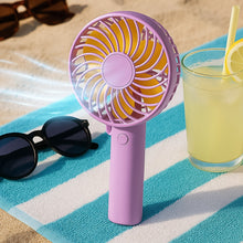 Portable Mini handy Fan & Personal Table Fan | Rechargeable Battery Operated Fan Suitable for Kids, Women, Makeup Artist, Home Office (Battery Not Include)