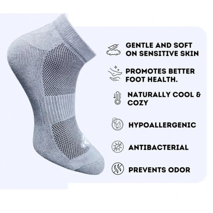 Generic 3_Pair Set Unisex Casual Cotton Printed Low Cut Socks (Multicolor)