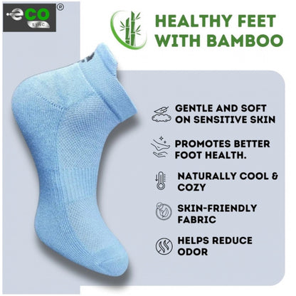 Generic 4_Pair Set Unisex Casual Bamboo Cotton Printed Ankle Length Socks (Multicolor)