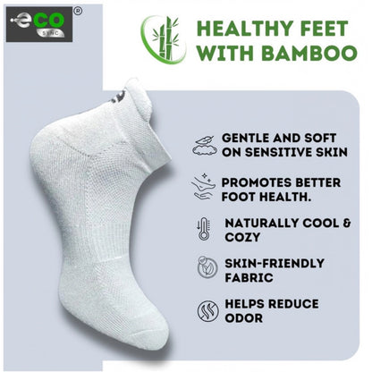Generic 4_Pair Set Unisex Casual Bamboo Cotton Printed Ankle Length Socks (Multicolor)