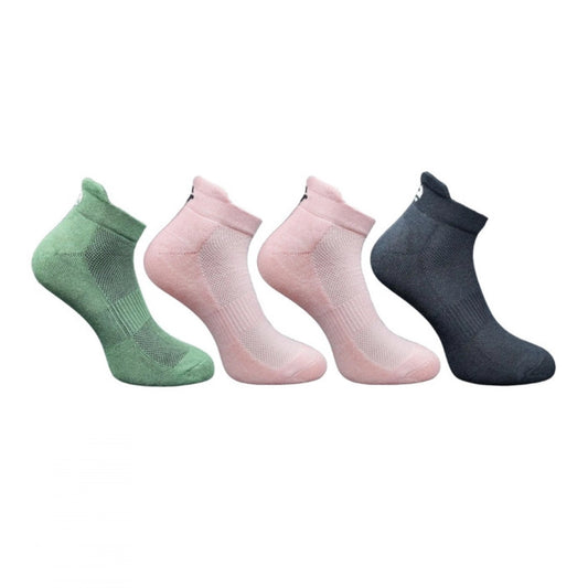 Generic 4_Pair Set Unisex Casual Bamboo Cotton Printed Ankle Length Socks (Multicolor)