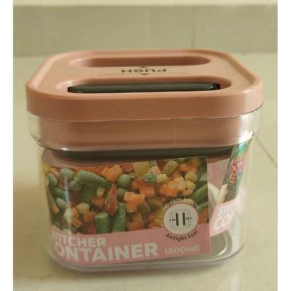 Generic Pack of 1 Switchers Airtight Storage Container Set 500 ML (Pink)