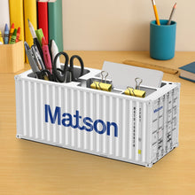 Container-Style Multi-Compartment Desk Organizer (1 Pc)