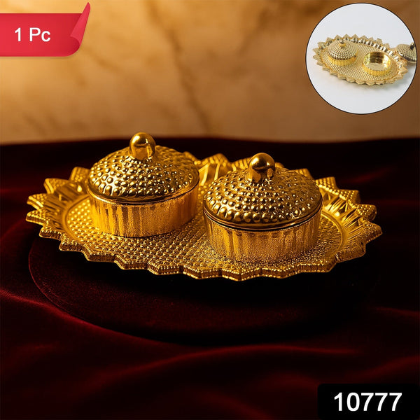 Pooja Kumkum / Roli–Chawal Holder - (1 Pc)