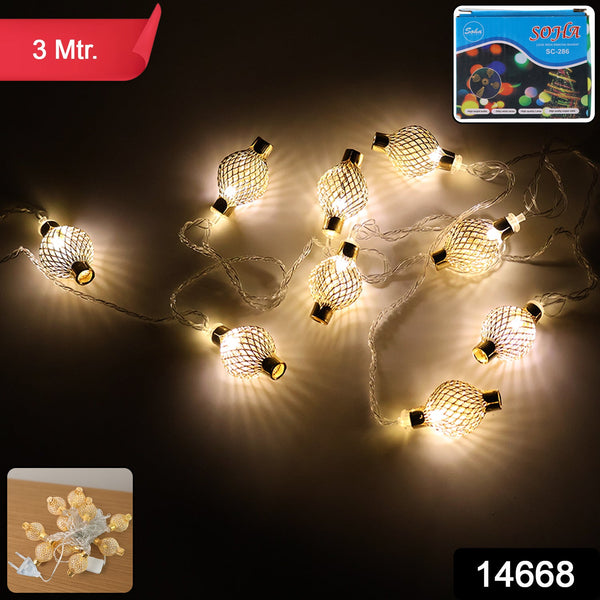 LED Metal Ball String Light