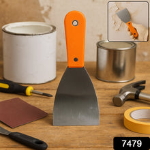 Putty Knife Set with Soft Rubber Handle (1 Pc)